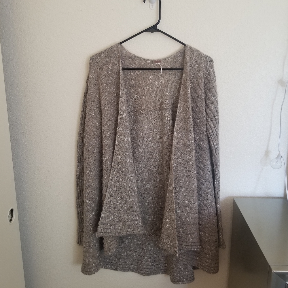 Free people open front cardigan
